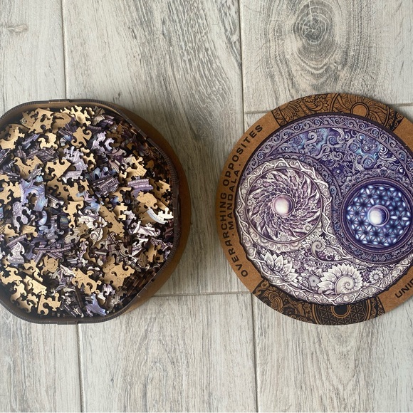 Unidragon Overarching Opposites Mandala Wooden Puzzle Royal Size